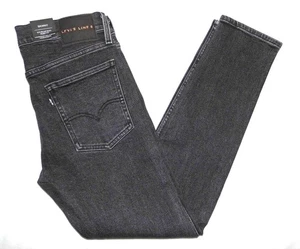 LEVI'S - Men's NEW Line 8 Skinny Fit Jeans 30"W X 30"L Black Grey Stretch Denim - Picture 1 of 7