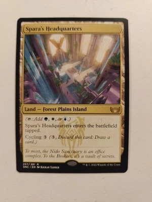 Spara's Headquarters Streets of New Capenna Regular M/NM edh commander 257 / 281 - Image 1 of 3