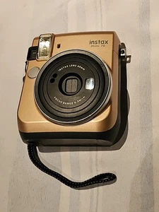 Fujifilm Instax Mini 70 Gold Instant Camera excellent Condition free shipping  - Picture 1 of 7