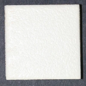 1 7/8" x 1 7/8" Tile Cream White Textured Wall Remodel Mosaic Ceramic C#I12 1 Pc - Picture 1 of 1