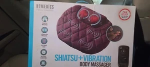 HoMedics Shiatsu + Vibration Body Massager with Soothing Heat Purple SP-129HBGJ - Picture 1 of 2