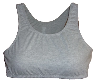 Bralette corto sin forro Jockey Comfies para mujer #1582 GRIS talla: MEDIANO NUEVO CON ETIQUETAS Foto 1 de 4