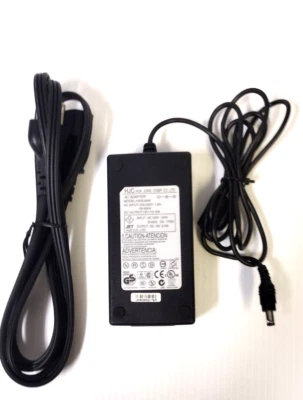 Adaptador de CA HJC HUA JUNG/HASU05K 19V 3.16A Fuente de alimentación Monitor LCD con cable de alimentación Foto 1 de 3