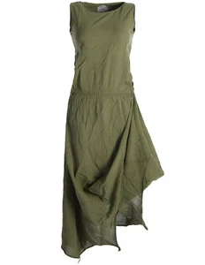 vishes Lagenlook Kleid Sommerkleid leichtes Kleid Maxikleid verstellbar in Länge - Bild 1 von 32