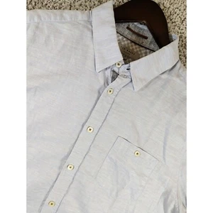 Ted Baker London Short Sleeve Button Up Casual Shirt Flip Cuff Mens Size 5 - Picture 1 of 13