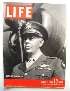 Life Magazine March 22, 1943 Victor of Bismark Sea - Picture 1 of 3