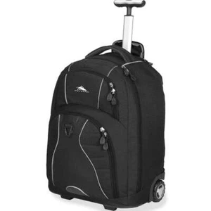 High Sierra Freewheel 17" Laptop Wheel Backpack Black 25521 - Picture 1 of 5