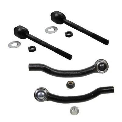 MOOG Kit de extremo de varilla de amarre de dirección interior exterior Juego de 4 piezas para Honda Pilot Acura MDX Foto 1 de 4