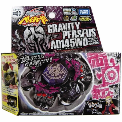 Takara Tomy Gravity Destroyer Perseus Metal Beyblades Metal Fusion Beyblade BB80 - Image 1 of 3