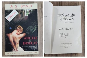 A.S. Byatt Signed Angels & Insects Paperback Softcover Book RAD - Bild 1 von 1
