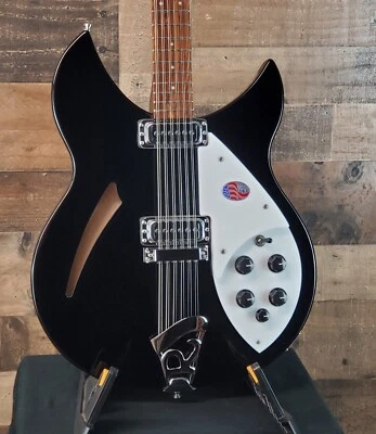 NEW 2024 Rickenbacker 330/12 Jetglo Semi-Hollow Electric | OHSC + Ship 725 - Image 1 of 4