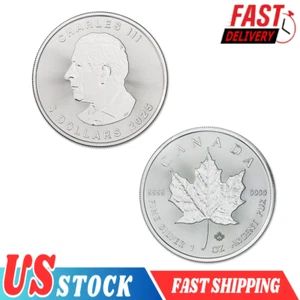 2Pcs 2025 1 oz Canada Silver Maple Leaf $5 Coins BU - Picture 1 of 6