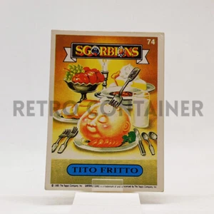 Vintage Garbage Pail Kids - SGORBIONS 1 1a Serie - 74 Tito Fritto - Picture 1 of 1