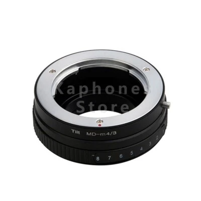 Tilt Minolta MD Lens to Micro Four Thirds M43 Adapter G95/G91 E-M5 III/E-PL10 - Image 1 of 4