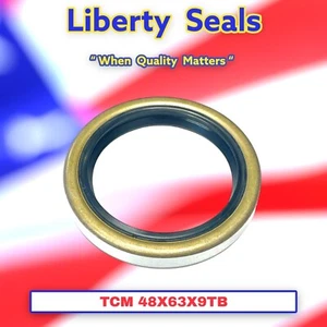 TCM 48X63X9TB   Rotary Shaft Seal | WBS BOXED REPLACEMENT BY LIBERTY SEALS - Picture 1 of 5