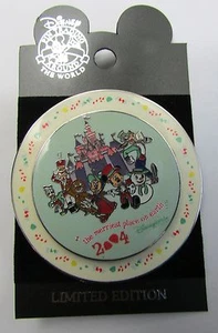 Fabuloso 5 pines giratorio Disney 34376 The Merriest Place on Earth 2004 - Imagen 1 de 2