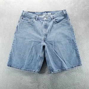 Pantalones Cortos Levis Jean Para Hombre 38 Azul 560 Relajado Recto 10" Patinador Y2K Denim a - Imagen 1 de 12