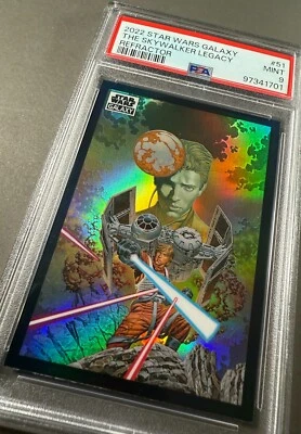 (PSA 9) 2022 Star Wars Galaxy #51, “The Skywalker Legacy” Refractor - Image 1 of 3
