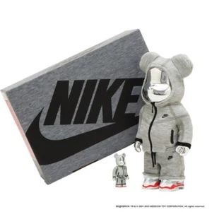 BE@RBRICK NIKE Tech Fleece N98 100% & 400% Set Medicom Toy Limited Sealed - Picture 1 of 3