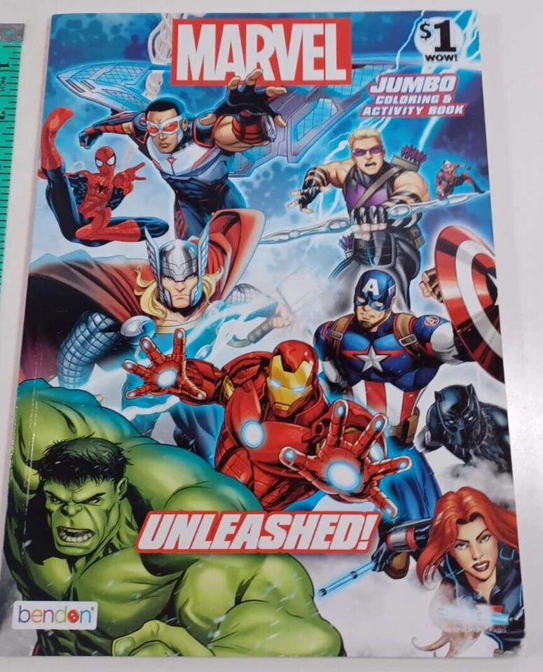 Marvel Unleashed Jumbo Color Activity Book Foto 1 de 1