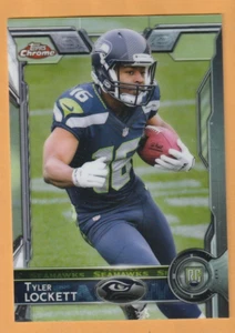Tyler Lockett Seattle Seahawks 2015 Topps cromo #178 radiocontrol Kansas State 4H - Imagen 1 de 2