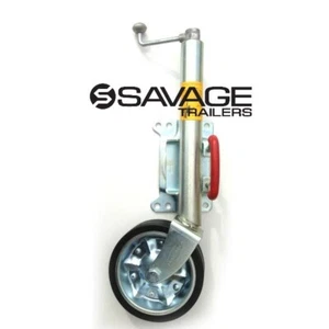 ALKO 8" TRAILTECH GALVANISED SWING UP JOCKEY WHEEL - Picture 1 of 4