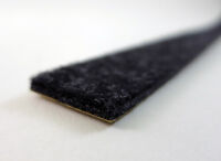 Filzband schwarz Filzstreifen 25mm breit 6mm dick ab 1m stark selbstklebend