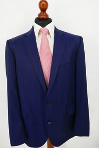 Giacca Eduard Dressler taglia 56 100% lana vergine blu scuro blue label ottima troppo - Foto 1 di 7