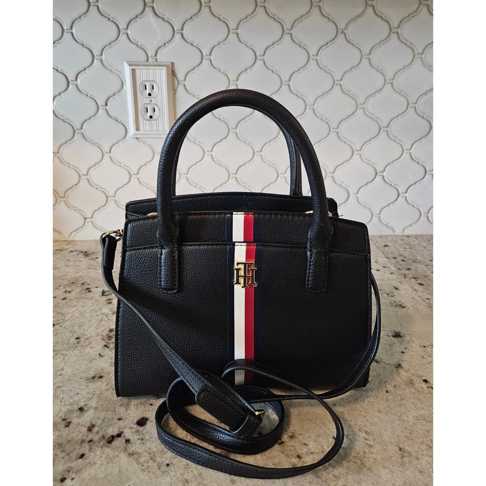 Tommy Hilfiger Jaden Plus Tote Bag Red White Stripe - Image 1 of 4