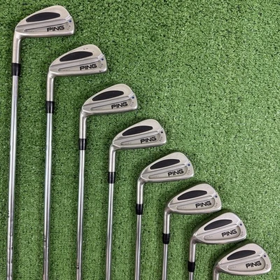 Ping S59 Iron Set 3-PW Blue Dot AWT Steel Stiff Flex Left Handed - Image 1 of 4