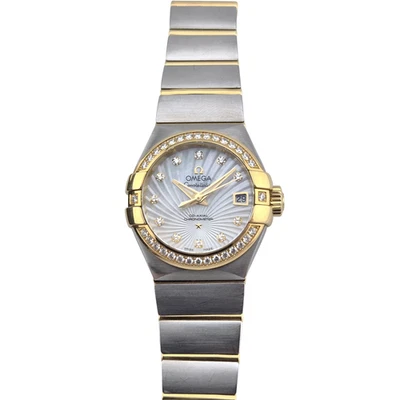 Omega 123.25.27.20.55.001 Constelación Damas Dos Tonos MOP Esfera Diamante 27mm Foto 1 de 4