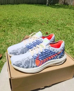 Taglia 8,5 - Nike Pegasus Turbo Next Nature Pure Platinum Bright Crimson - Foto 1 di 14