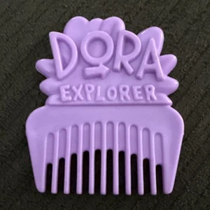 Dora The Explorer Purple Plastic Hair Comb K3987 Replacement 2” x 2.3” Brush - Picture 1 of 4