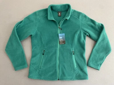 NWT Eastern Mountain Sports Women L Fleece Jacket 200 Polartec Teal Full Zip - Image 1 of 4
