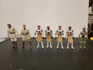 Star Wars Clone Wars A4-7 Droide, Obi-Wan Kenobi 3,75 Zoll Konvolut 7 Hasbro 2008 - Bild 1 von 18