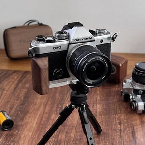 For OM-3 solid wood camera handle retro camera accessories with arca quick relds - Picture 1 of 28