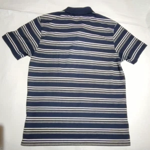 DINO ROBERT HERREN HEMD POLO STYLE GR. L GRAU BLAU PREPPY - Bild 1 von 3