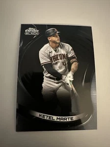 2022 Topps Chrome Black Baseball Ketel Marte #42 - Picture 1 of 2