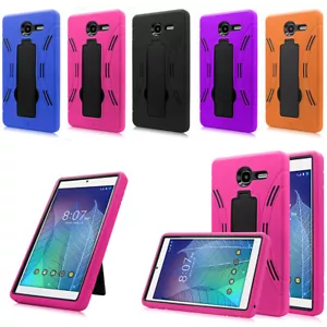 Funda protectora de plástico duro con soporte para Alcatel Onetouch POP 7 LTE 9015W - Imagen 1 de 36