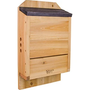 Nature's Way Bird Products CWH6 Triple Chamber Cedar Bat House, 20.5" x 12" x 5" - Picture 1 of 2