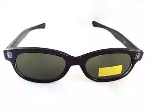 Ladies Womens Black Slim Classic Retro Dark Tint CE Sunglasses UV400 S83 - Picture 1 of 3