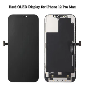 Hard OLED Display LCD Touch Screen Digitzer Replacement For iPhone 12 Pro Max - Picture 1 of 7