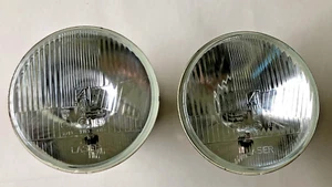 Austin Mini Cooper MG Rover Morris Umrüst Scheinwerfer US EU 2x H4 Glas/Metall - Bild 1 von 4