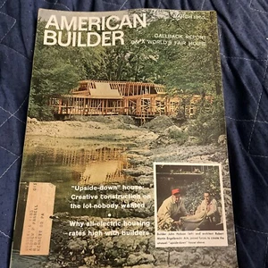 American Builder Magazine October 1965 Complete With Blueprints - Picture 1 of 3