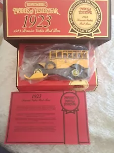 SPECIAL EDITION MATCHBOX MODELS OF YESTERYEAR Y-16 1923 SCANIA-VABIS POST BUS - Picture 1 of 6
