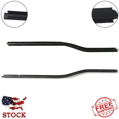 Fits Ford F250 F350 1999-2016 Front Door Outer Belt Rubber Weatherstrip LH RH Foto 1 de 4