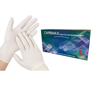 1000 Large Premium Latex Powder Free Disposable Exam Gloves (10 Boxes of 100) - Picture 1 of 3