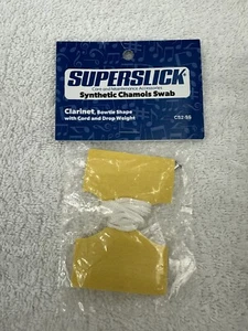 Superslick CS2 Supslick Tiger Rag Clarinet Synthetic Chamois Swab - Picture 1 of 5