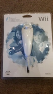 Nintendo Wii Nunchuck White Remote Accessory NEW - Bild 1 von 2