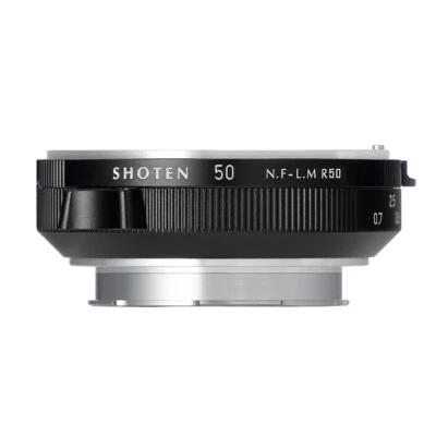 SHOTEN Adapter NF-LM R50 Rangefinder 50mm Nikon F AI AIS lens to Leica M M6 M240 - Image 1 of 4